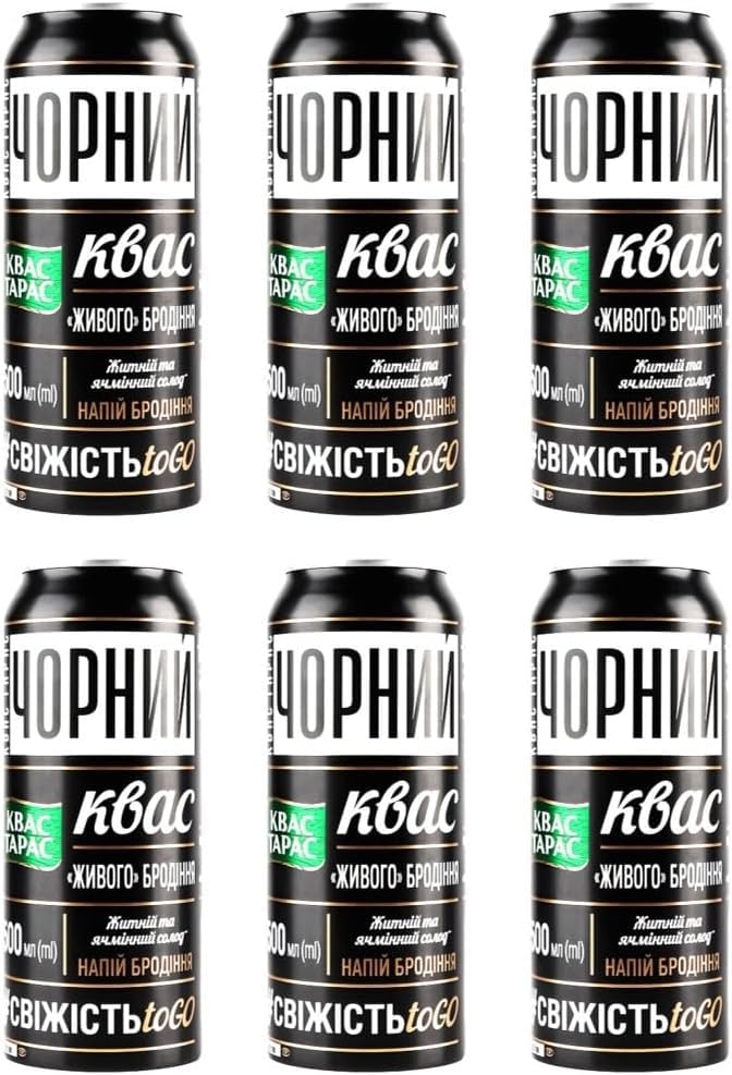 Kvas Taras Black Kvass: Deep, Malty Eastern European Fermented
